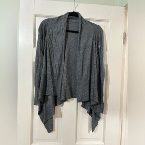 EXPRESS | dark gray and black cardigan sweater